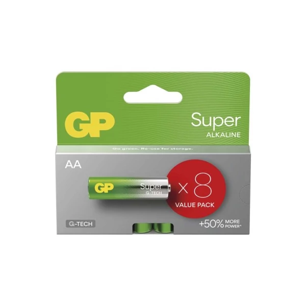 GP Super Alkáli elem AA 8db
