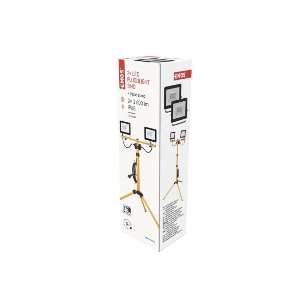 EMOS Hobby Slim LED reflektor 2x 20.5W + háromlábú állvány