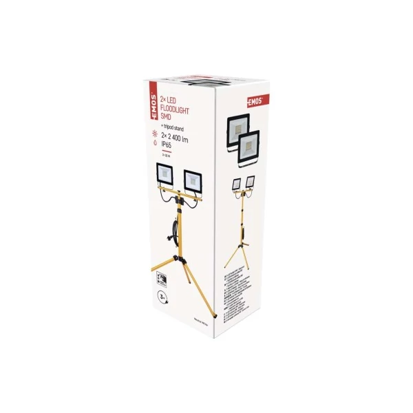 EMOS Hobby Slim LED reflektor 2x 30W + háromlábú állvány