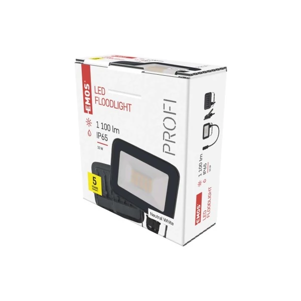 EMOS LED reflektor INOVO 10W 1100lm IP65 természetes fehér