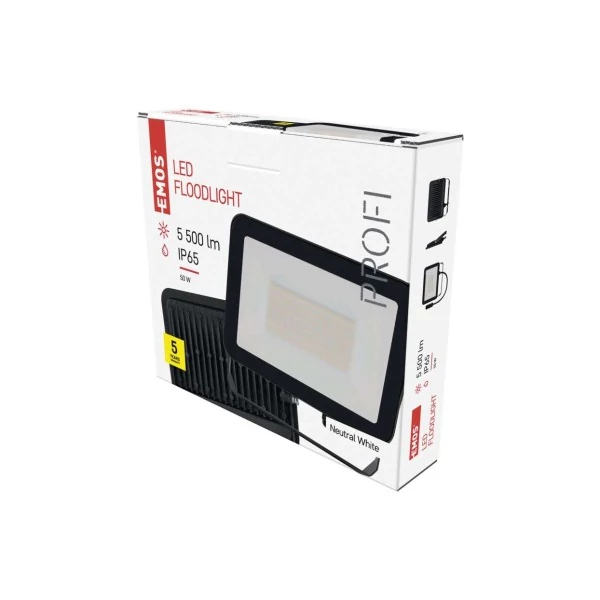 EMOS LED reflektor INOVO 50W 5500lm IP65 természetes fehér