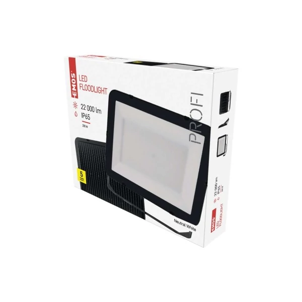 EMOS LED reflektor INOVO 200W 22000lm IP65 természetes fehér