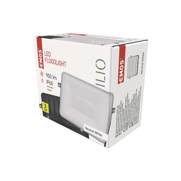 EMOS Ilio LED reflektor 10.5W 950lm IP65 természetes fehér