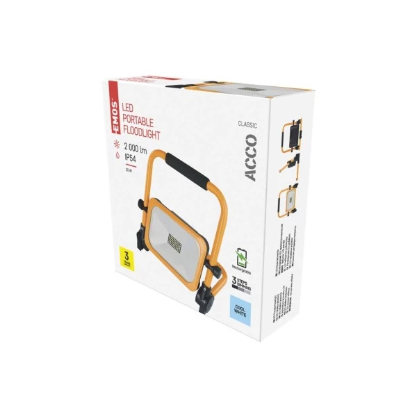 EMOS Profi LED reflektor ACCO 20W 2000lm IP54 hideg fehér