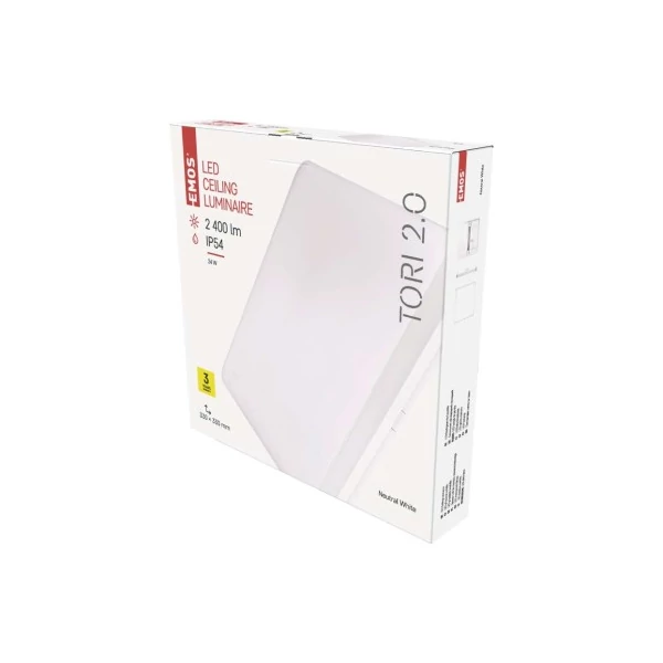 EMOS LED MENNYEZETI LÁMPA TORI 24W NW IP54
