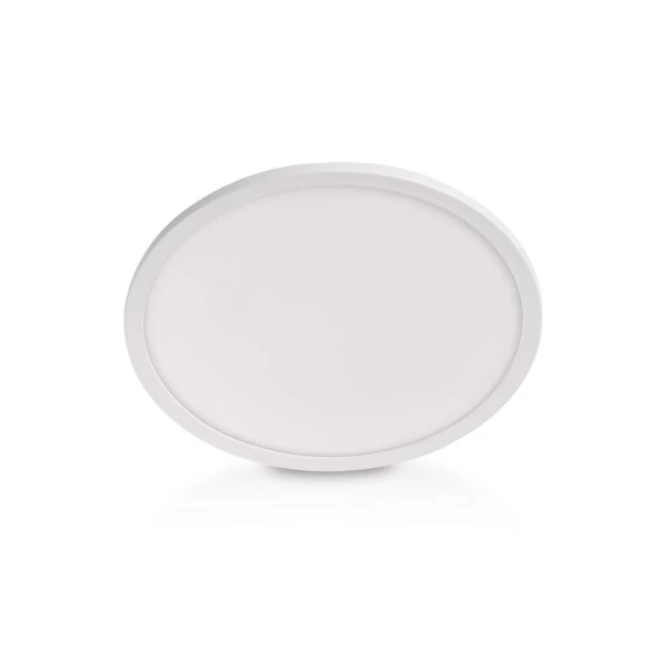 LED felületi lámpatest FLORI kerek, fehér, 18W, semleges fehér