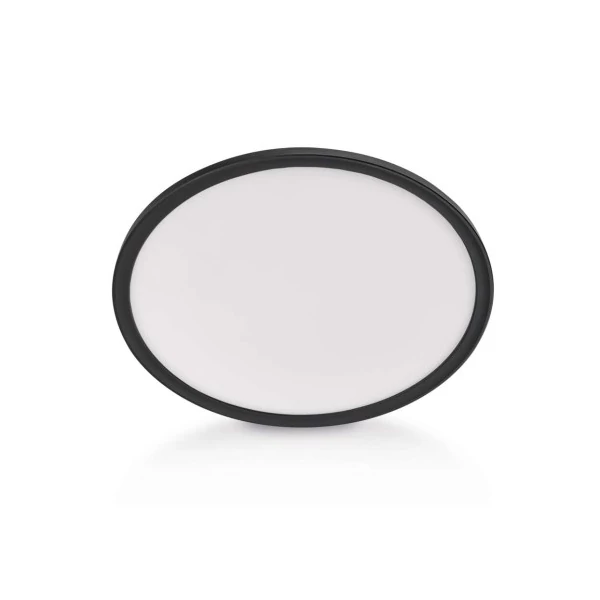 LED felületi lámpatest FLORI fekete, fehér, 18W, semleges fehér