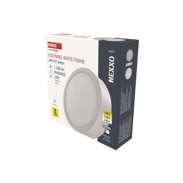 LED felületi lámpatest NEXXO, kerek, fehér, 12,5W, CCT