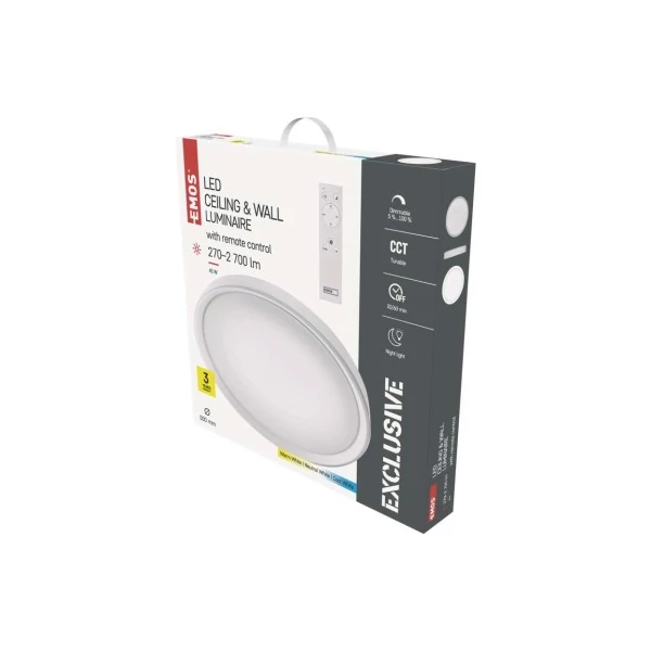 EMOS LED mennyezeti lámpa ILVI 45W 2700lm dimm. állítható színhőmérséklet