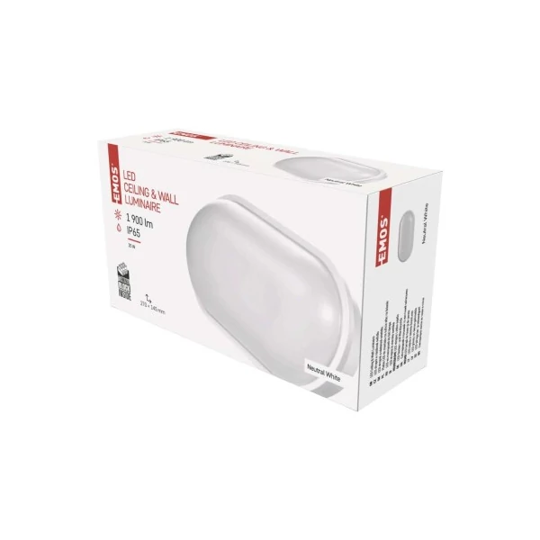 EMOS LED mennyezeti lámpa QARI 20W 1900lm IP65 természetes fehér