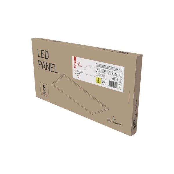 EMOS LED panel PROXO beépíthető 19W 1800lm IP20 természetes fehér