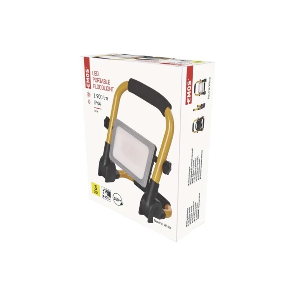 LED reflektor ILIO 21W, sárga-fekete, IP44, 1900 lm, természetes fehér