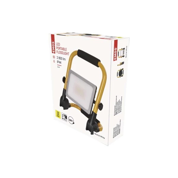 EMOS LED reflektor hordozható ILIO 31W 2800lm IP44 természetes fehér