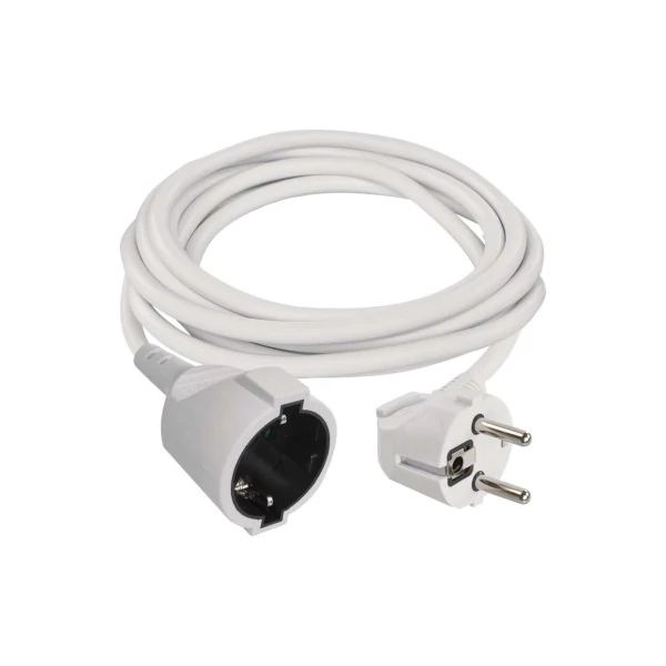 Hosszabbító 1,4 m  /  1 aljzat  /  fehér  /  PVC  /  1 mm2