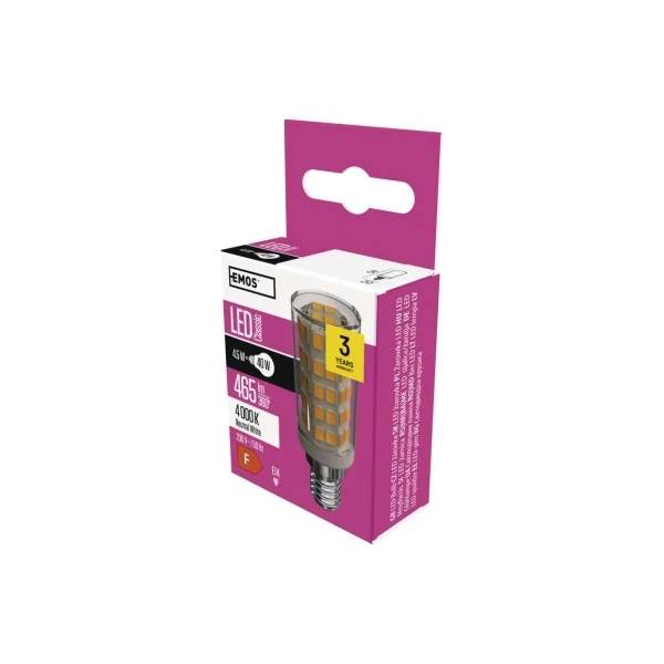 LED izzó páraelszívóba Classic JC / E14 / 4,5 W (40 W) / 465 lm / természetes fehér