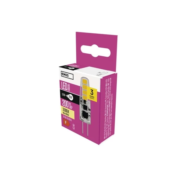 LED izzó Classic JC / G4 / 1,9 W (21 W) / 200 lm / meleg fehér