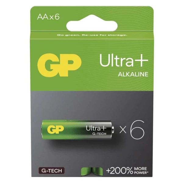 GP Ultra Plus Alkáli elem AA 6db