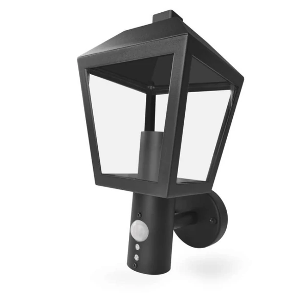 LED kerti fali lámpa szürkületérzékelővel, 19,8 x 15 x 29,8 cm, 1 x E27, 15 W
