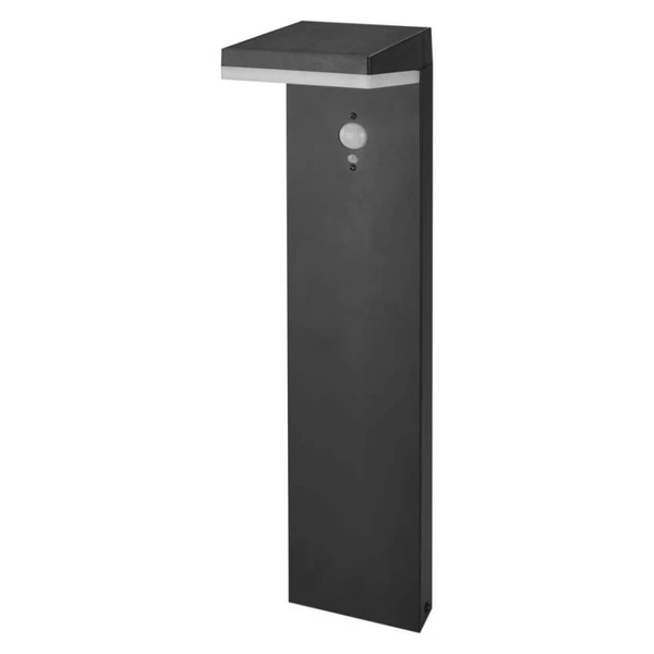 LED napelemes kerti fali lámpa szürkületérzékelővel, VEREA, 10,7 × 15,4 × 50 cm