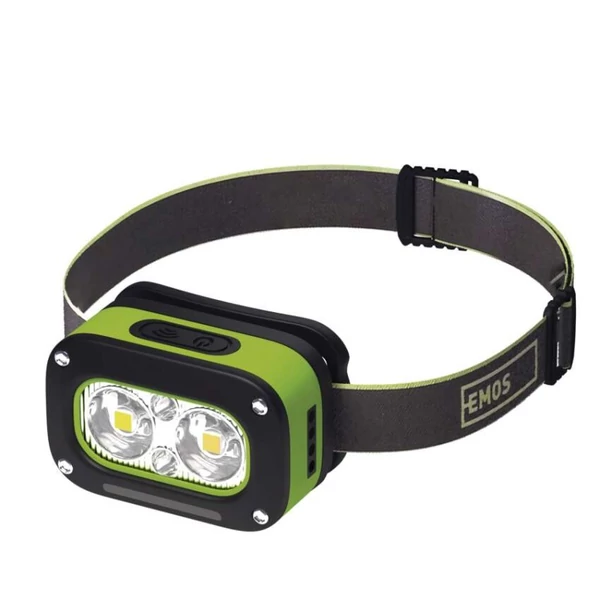 EMOS LED Fejlámpa P3545, 175 lm, tölthető