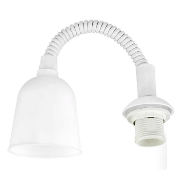 Lámpafüggeszték, spirálos 50-130cm E27, max. 60W fehér 0513060555