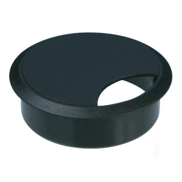 Kábelbevezető asztalba 59 mm Ø fekete