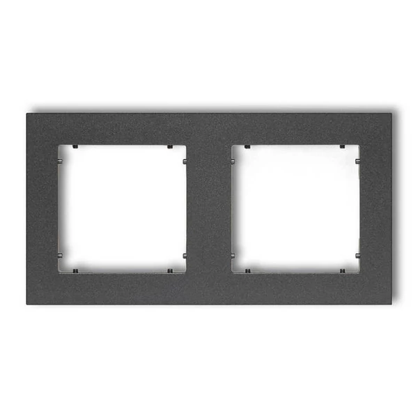 MINI kettes keret metál grafit 4125H