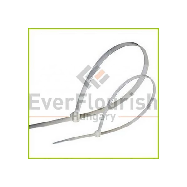 Kábelkötegelő, készlet, fehér, 25db-os 08290