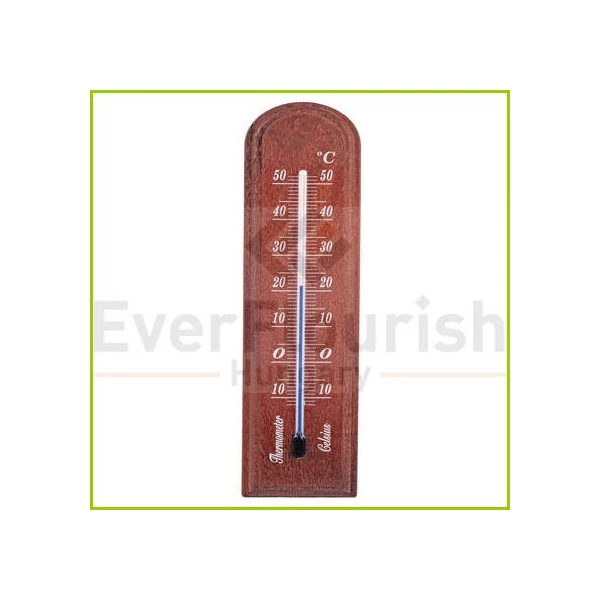 Hőmérő beltéri fa 40x150mm dió 3000068