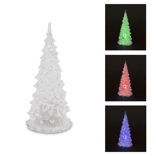 LED karácsonyfa - 16 cm