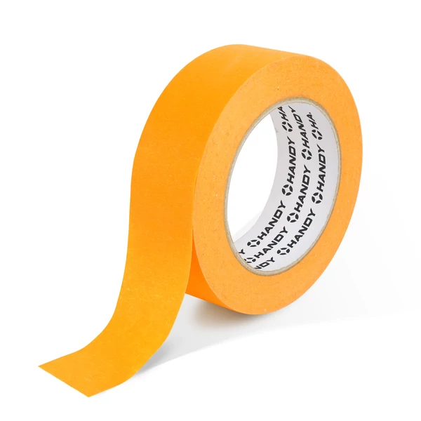 Maszkolószalag - vízbázisú - 50 m x 24 mm - narancssárga - kültéri, hőálló