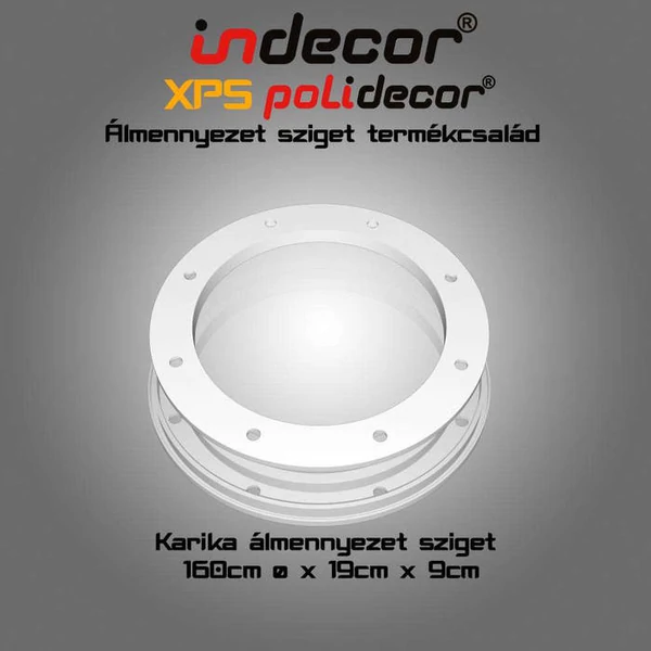 K-160   160cm karika álmennyezet sziget test