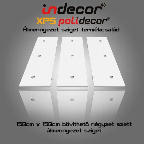N-150-Z Négyzet álmennyezet sziget test