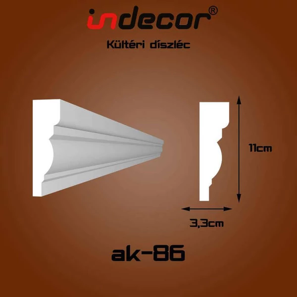 Lec-AK-86 Kültéri ablak keret díszléc
