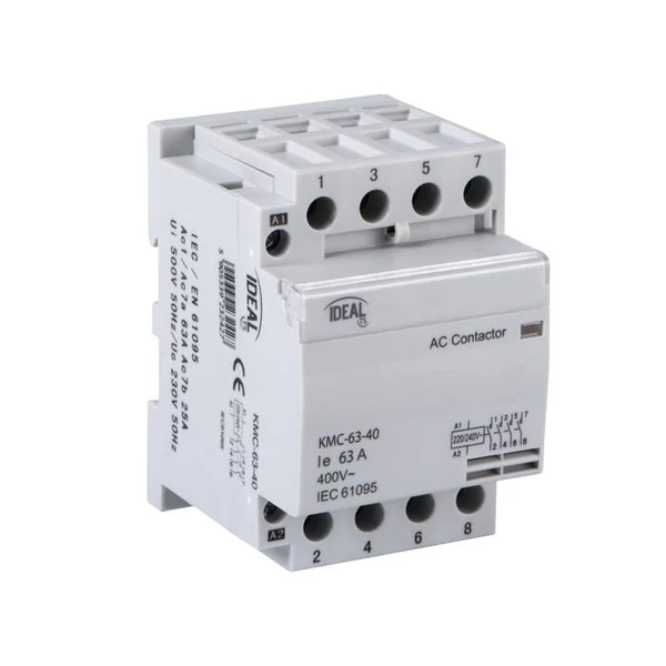 Kontaktor modul, 230V AC vezérlés KMC