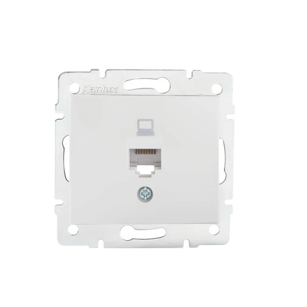 Szimpla számítógép-csatlakozó (2x RJ45Cat 5e Jack) DOMO