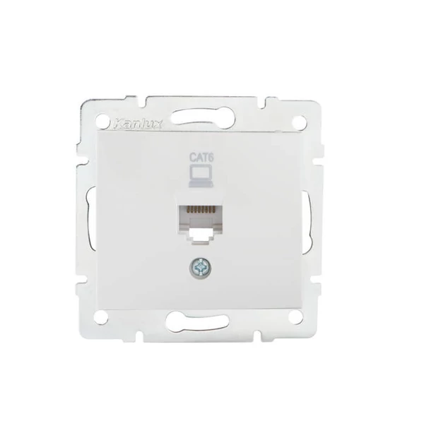 Szimpla számítógép-csatlakozó (RJ45Cat 6 Jack) DOMO