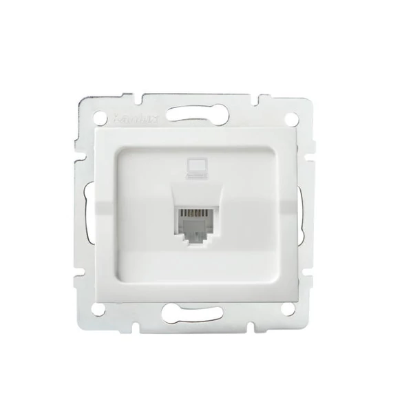 Szimpla számítógép-csatlakozó (2x RJ45Cat 5e Jack) LOGI