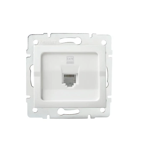 Szimpla számítógép-csatlakozó (RJ45Cat 6 Jack) LOGI