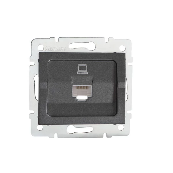 Szimpla számítógép-csatlakozó (2x RJ45Cat 5e Jack) LOGI